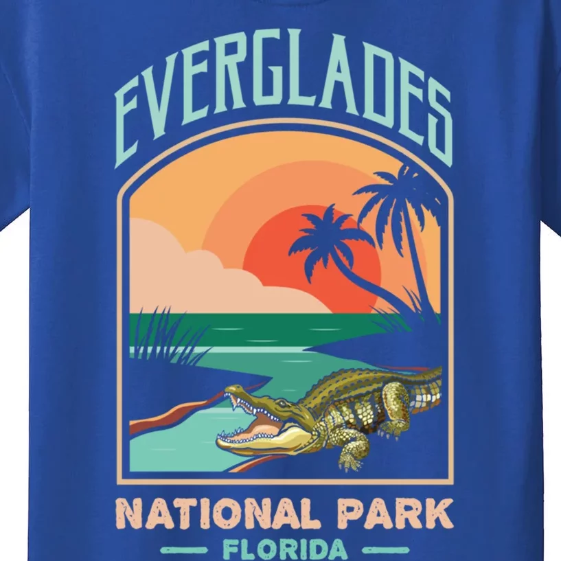 Everglades National Park Us Crocodile Florida Alligators Gift Kids T-Shirt