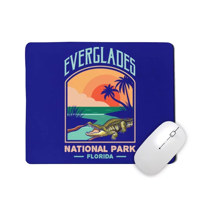 Everglades National Park Us Crocodile Florida Alligators Gift Mousepad