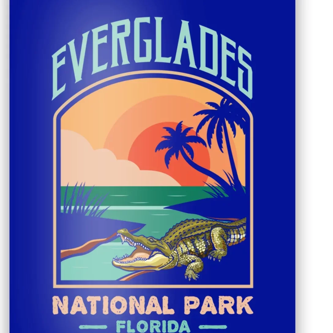 Everglades National Park Us Crocodile Florida Alligators Gift Poster