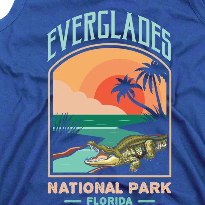 Everglades National Park Us Crocodile Florida Alligators Gift Tank Top