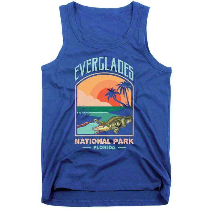 Everglades National Park Us Crocodile Florida Alligators Gift Tank Top