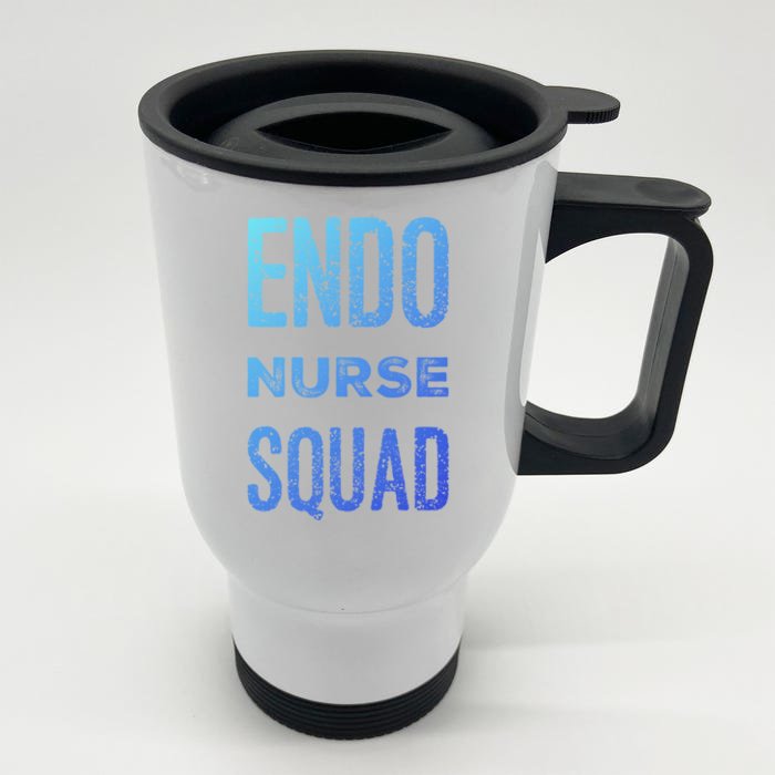 Endoscopy Nurse Registered Gi Nurses Rn Endo Nurse Squad Gift Front & Back Stainless Steel Travel Mug