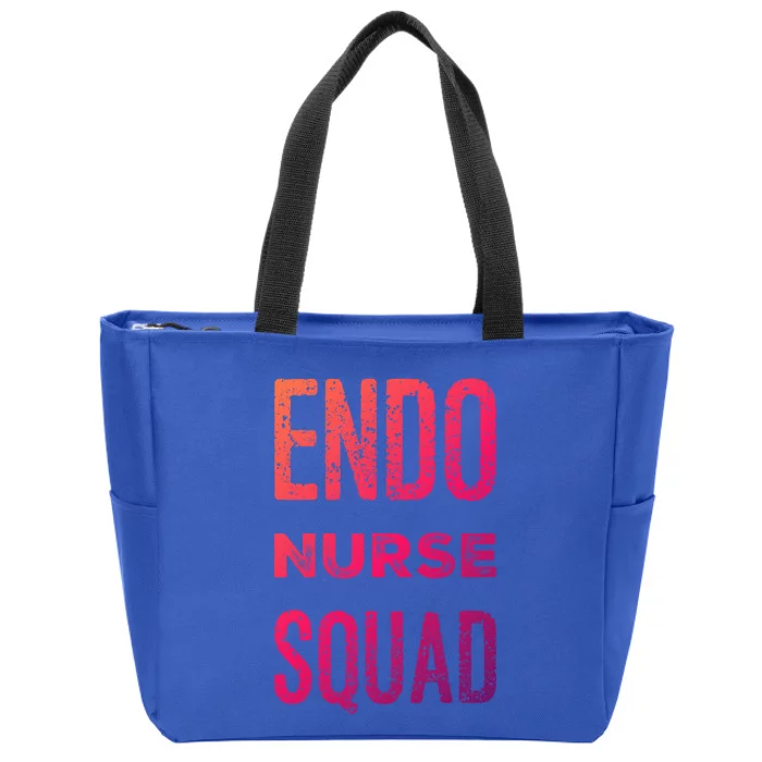 Endoscopy Nurse Registered Gi Nurses Rn Endo Nurse Squad Gift Zip Tote Bag