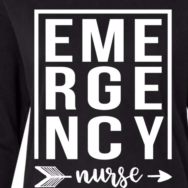 Emergency Nurse Rn Er Funny Gift For Nurses Emergency Nurse Gift Womens Cotton Relaxed Long Sleeve T-Shirt