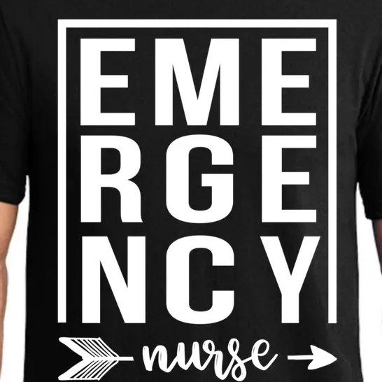 Emergency Nurse Rn Er Funny Gift For Nurses Emergency Nurse Gift Pajama Set