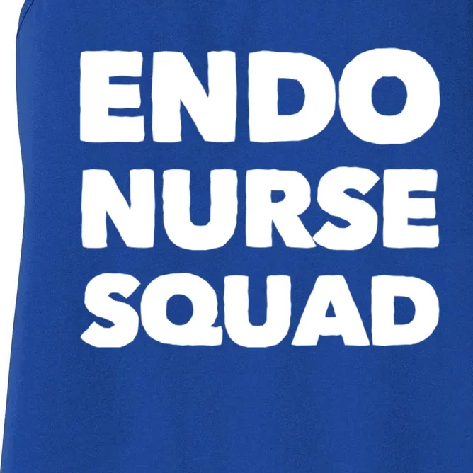 Endoscopy Nurse Registered Gi Nurses Rn Endo Nurse Squad Gift Women's Racerback Tank