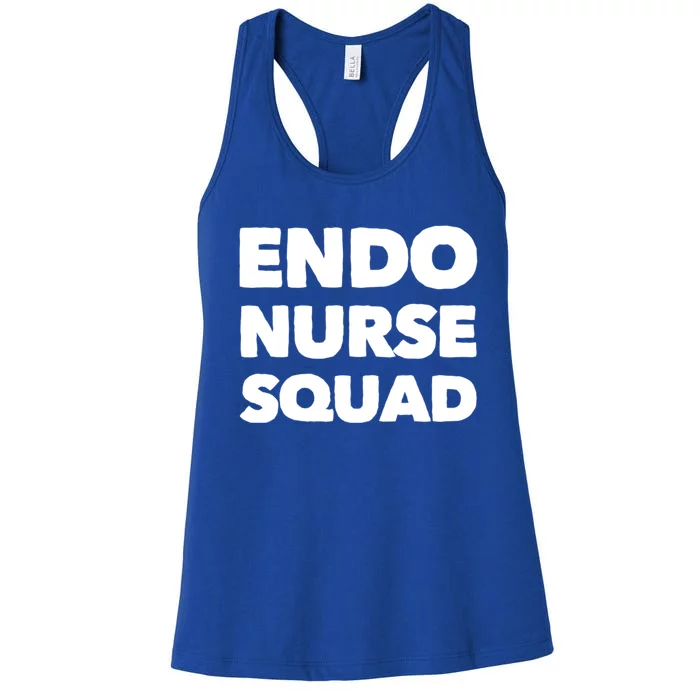 Endoscopy Nurse Registered Gi Nurses Rn Endo Nurse Squad Gift Women's Racerback Tank