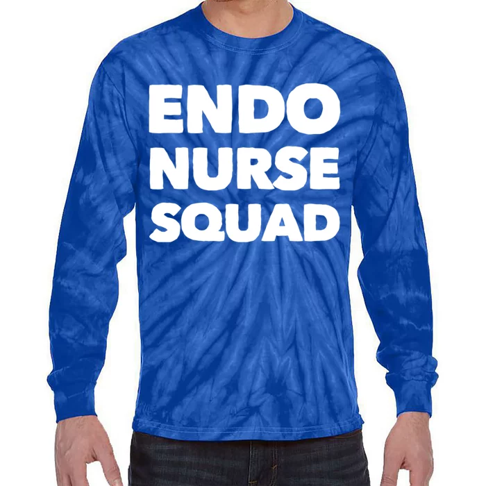 Endoscopy Nurse Registered Gi Nurses Rn Endo Nurse Squad Gift Tie-Dye Long Sleeve Shirt