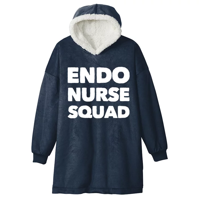 Endoscopy Nurse Registered Gi Nurses Rn Endo Nurse Squad Gift Hooded Wearable Blanket