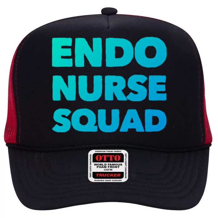 Endoscopy Nurse Registered Gi Nurses Rn Endo Nurse Squad Gift High Crown Mesh Trucker Hat