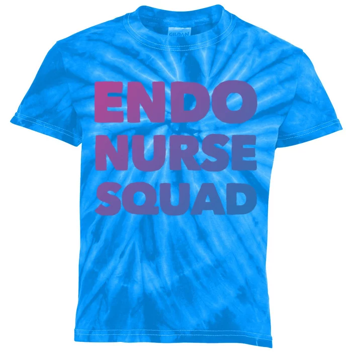 Endoscopy Nurse Registered Gi Nurses Rn Endo Nurse Squad Gift Kids Tie-Dye T-Shirt