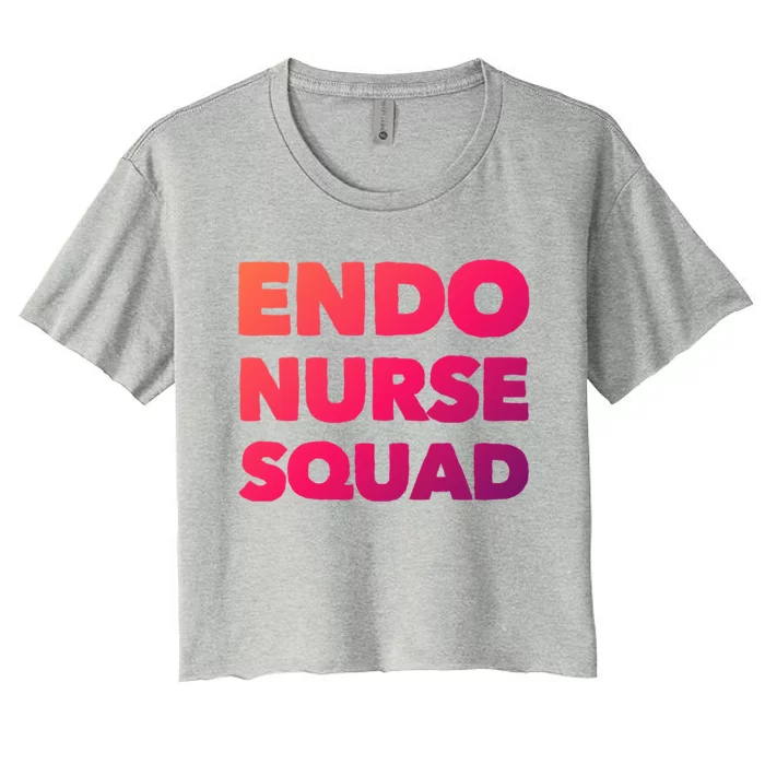 Endoscopy Nurse Registered Gi Nurses Rn Endo Nurse Squad Gift Women's Crop Top Tee