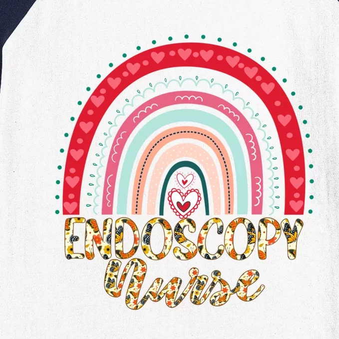 Endoscopy Nurse Rainbow Endoscopy Nurse Team Meaningful Gift Baseball Sleeve Shirt