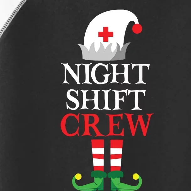 Elf Nursing Shirts Women Christmas Nurse Night Shift Crew Toddler Fine Jersey T-Shirt