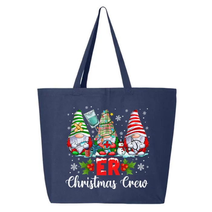 Er Nurse Squad Gnomies Nurse Christmas Gnomes Crew Xmas 25L Jumbo Tote