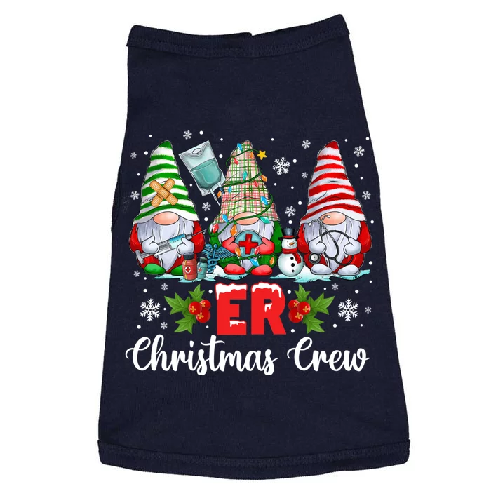 Er Nurse Squad Gnomies Nurse Christmas Gnomes Crew Xmas Doggie Tank