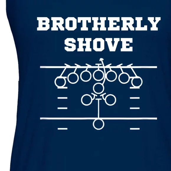 Eagles Nick Sirianni Brotherly Shove Ladies Essential Flowy Tank