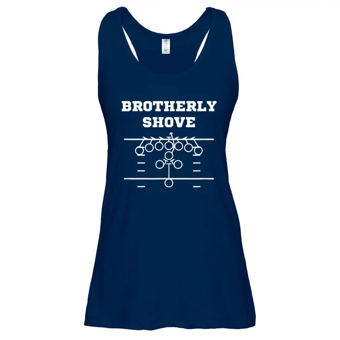 Eagles Nick Sirianni Brotherly Shove Ladies Essential Flowy Tank