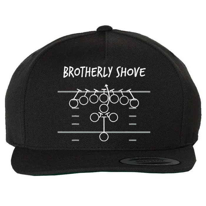 Eagles Nick Sirianni Brotherly Shove Wool Snapback Cap