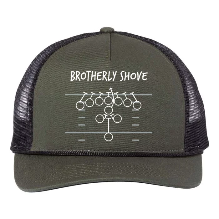 Eagles Nick Sirianni Brotherly Shove Retro Rope Trucker Hat Cap