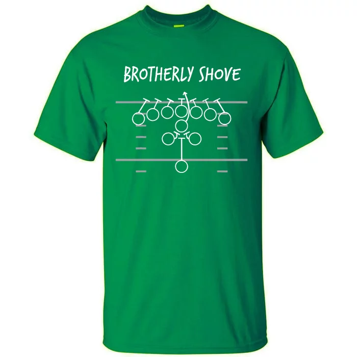 Eagles Nick Sirianni Brotherly Shove Tall T-Shirt