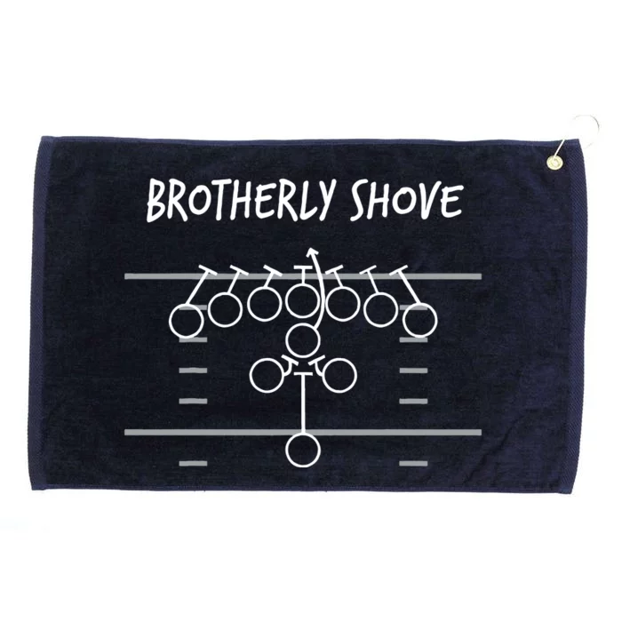 Eagles Nick Sirianni Brotherly Shove Grommeted Golf Towel