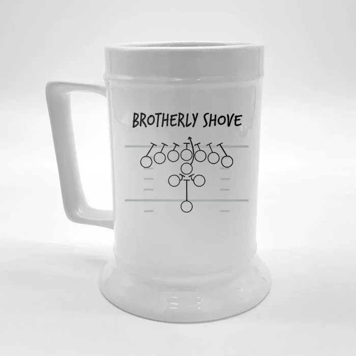 Eagles Nick Sirianni Brotherly Shove Front & Back Beer Stein