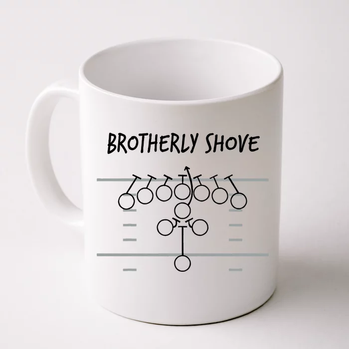 Eagles Nick Sirianni Brotherly Shove Front & Back Coffee Mug