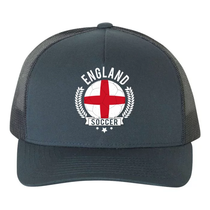 England National Soccer Team Football Fan Gift Yupoong Adult 5-Panel Trucker Hat