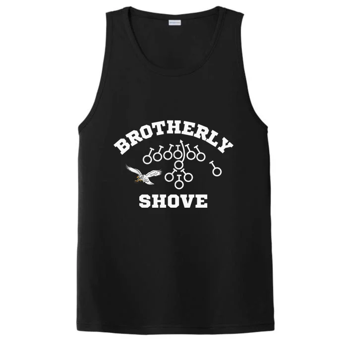 Eagles Nick Sirianni Brotherly Shove Performance Tank