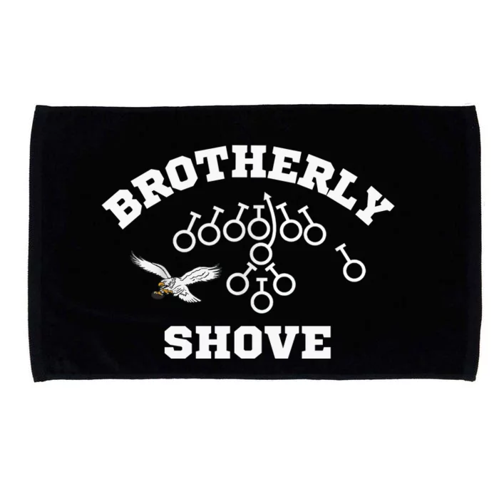 Eagles Nick Sirianni Brotherly Shove Microfiber Hand Towel