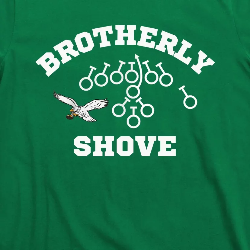 Eagles Nick Sirianni Brotherly Shove T-Shirt