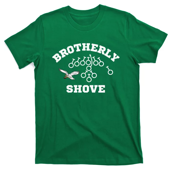 Eagles Nick Sirianni Brotherly Shove T-Shirt