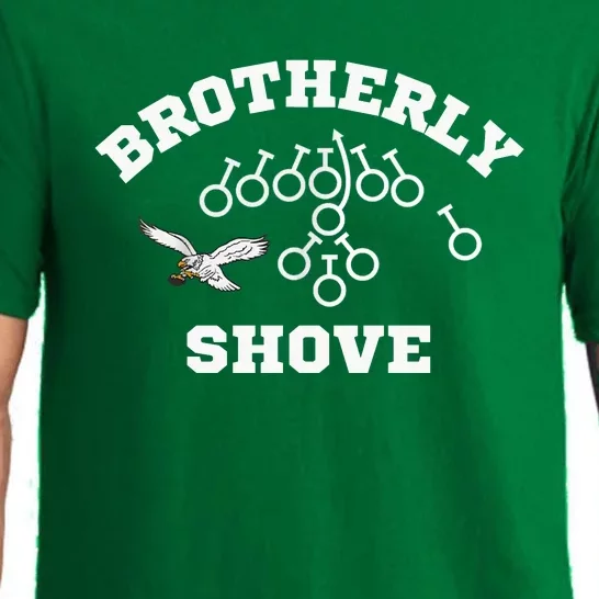 Eagles Nick Sirianni Brotherly Shove Pajama Set