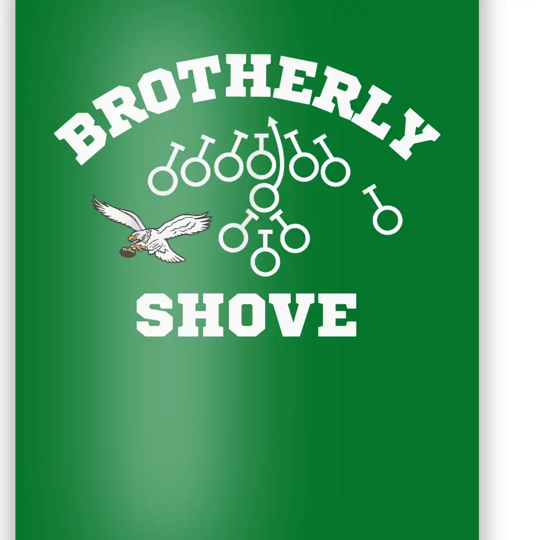 Eagles Nick Sirianni Brotherly Shove Poster