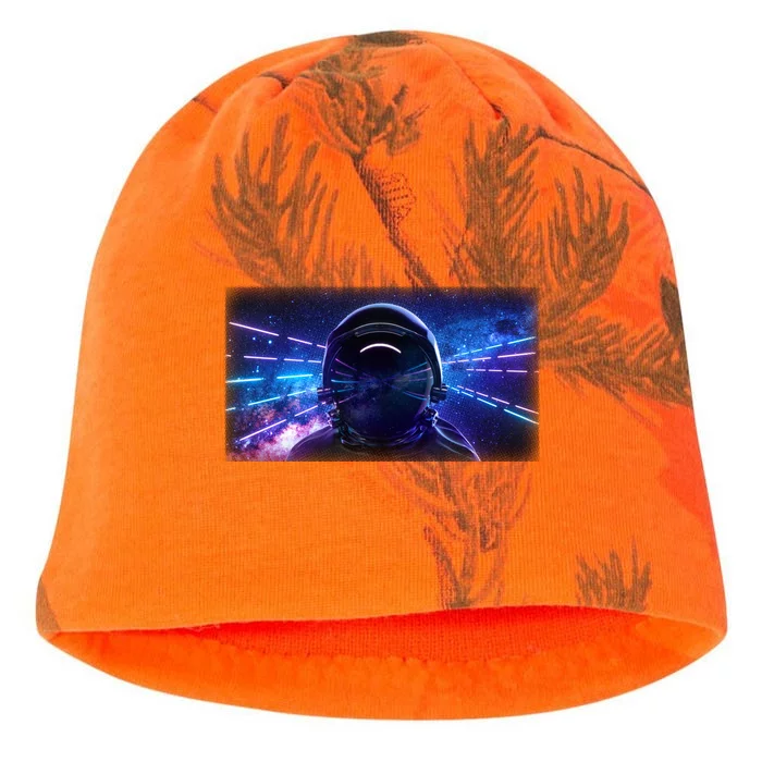 Eighties Neon Space Astronaut Kati - Camo Knit Beanie