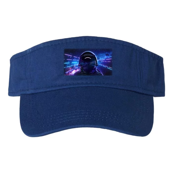 Eighties Neon Space Astronaut Valucap Bio-Washed Visor