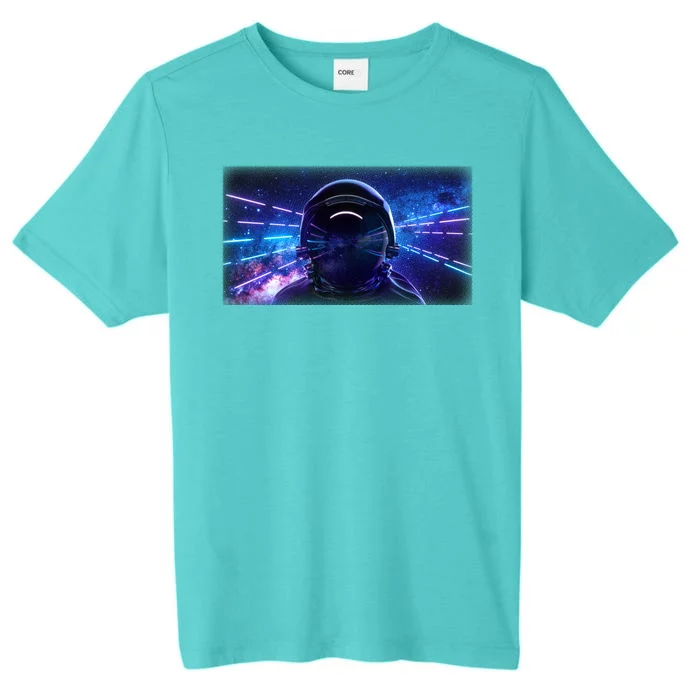 Eighties Neon Space Astronaut ChromaSoft Performance T-Shirt