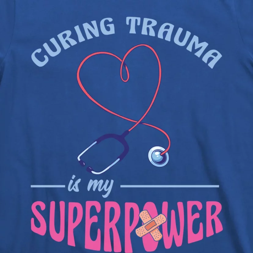 Er Nurse Superpower Emergency Room Nurse Nursing School Gift T-Shirt