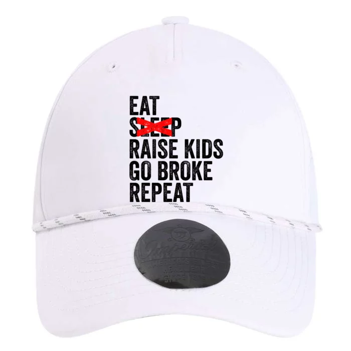 Eat No Sleep Raise Go Broke Repeat Mothers Day Funny Gift Performance The Dyno Cap