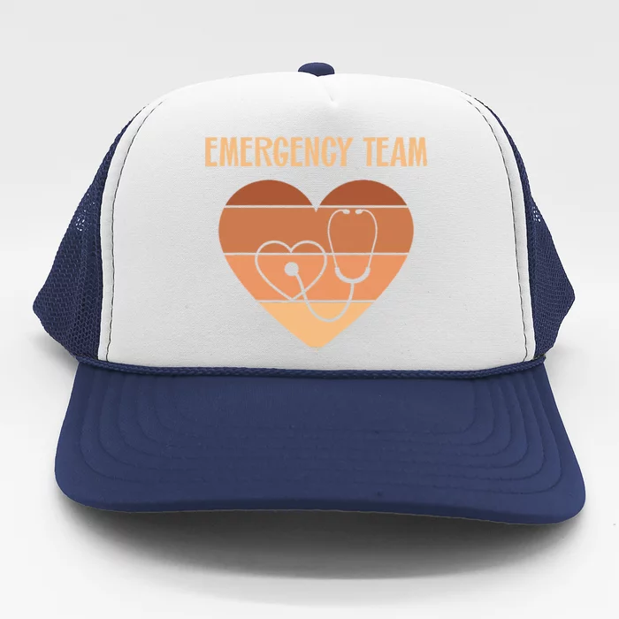 Er Nurses Team Emergency Room Doctor Er Tech Technician Emt Trucker Hat