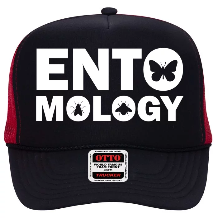 Entomology Logo High Crown Mesh Trucker Hat