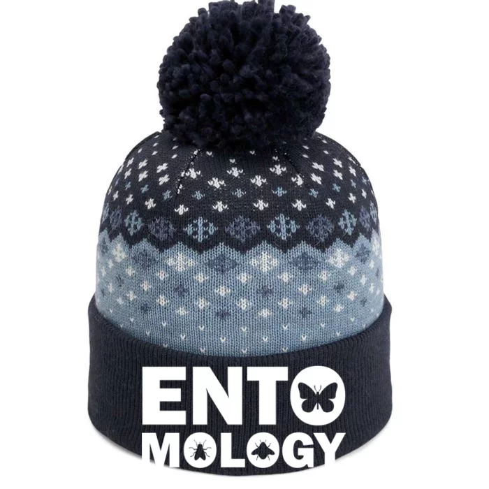 Entomology Logo The Baniff Cuffed Pom Beanie