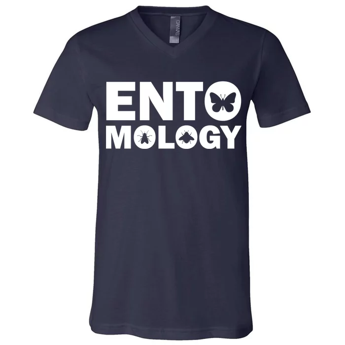 Entomology Logo V-Neck T-Shirt