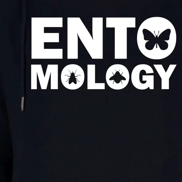 Entomology Logo Womens Funnel Neck Pullover Hood