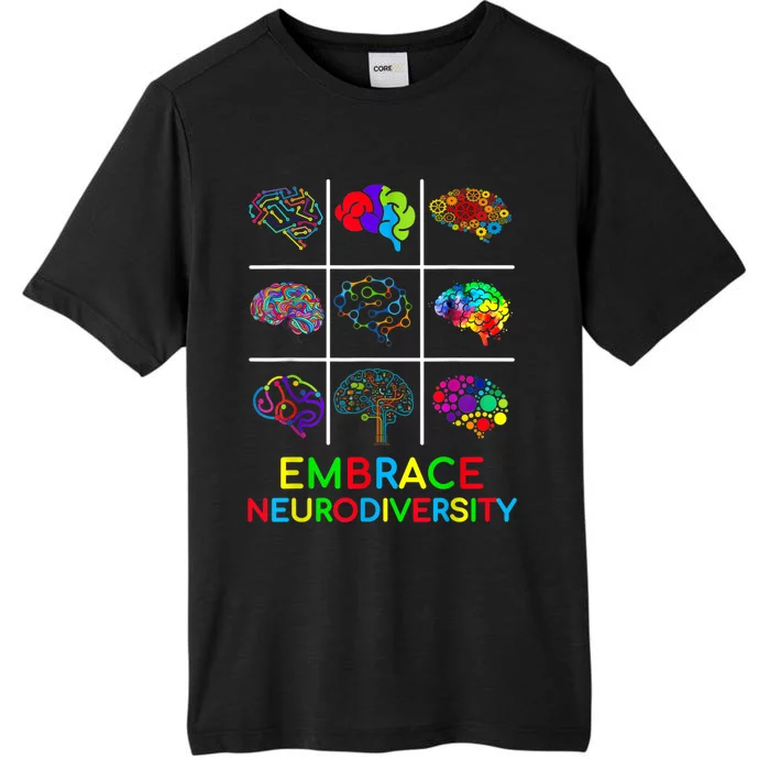 Embrace Neurodiversity Video Game Autism Awareness ASD ChromaSoft Performance T-Shirt