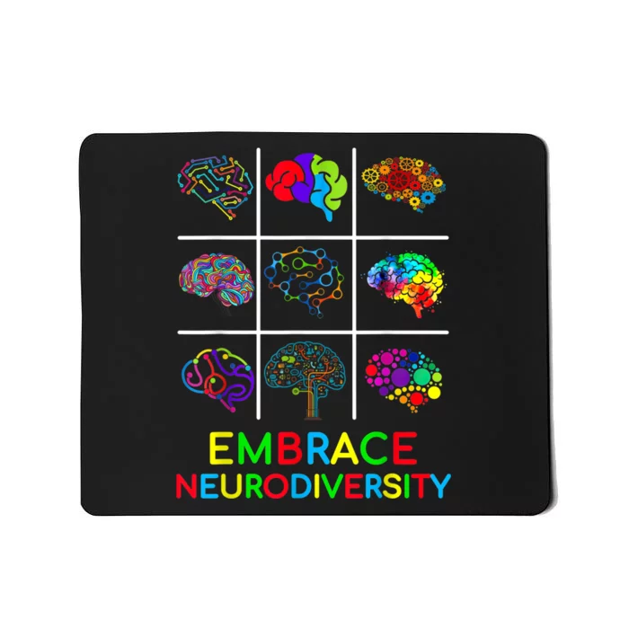 Embrace Neurodiversity Video Game Autism Awareness ASD Mousepad