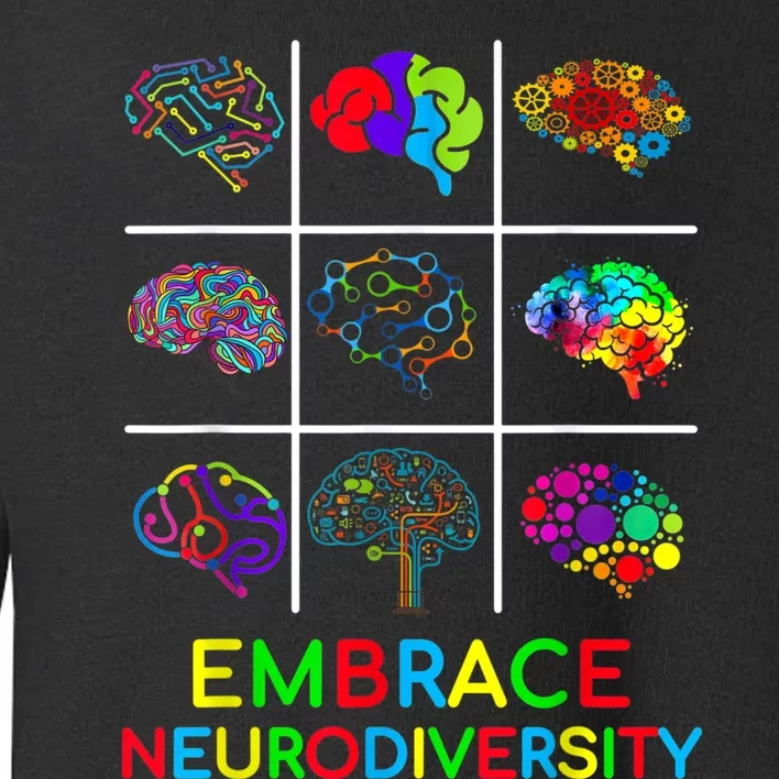 Embrace Neurodiversity Video Game Autism Awareness ASD Toddler Sweatshirt