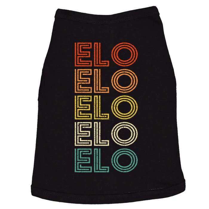 Elo Name Vintage Retro Doggie Tank