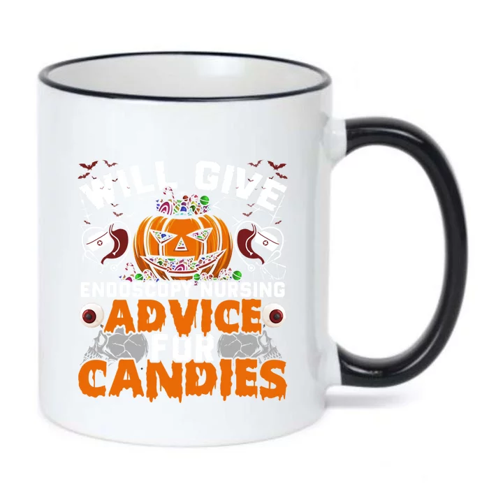 Endoscopy Nurse Will Give Endoscopy Nursing Advice Candies Gift Black Color Changing Mug